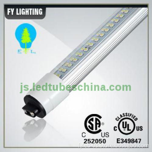 8ft led tube with R17d high output end cap 36W UL CUL approved
